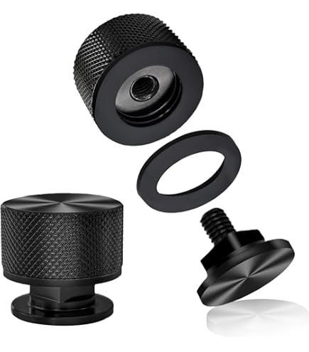 DEWHEL Welding Helmet Fasteners - Aluminum Replacement Parts For Flip Hood & Fibre Metal Headgear, 1 Pair