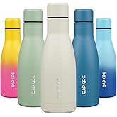 BJPKPK 12oz Water Bottles Stainless Steel Double Wall Vacuum Insulated Small Water Bottles for Travel,Beige