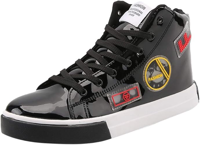 high top wide sneakers
