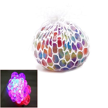 Somedays Randomly Mesh Squishy Balls Stress Relief Squeeze Grape Balls Relieve Pressure Balls von 6cm vier Farben Traube-Ball