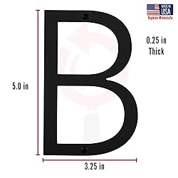 Discovered Designs 5" (B) Modern Address House