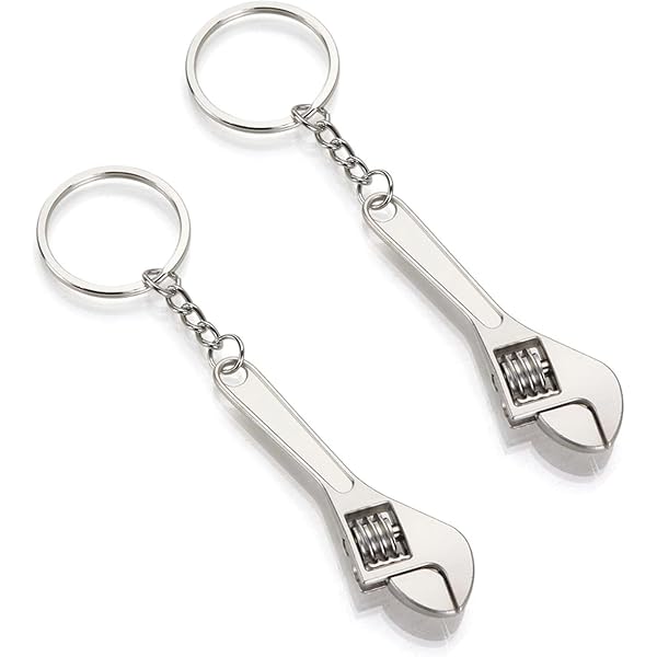 Amazon.com: WANLIAN 4pcs Mini Wrench Tool Keychain Metal Spanner