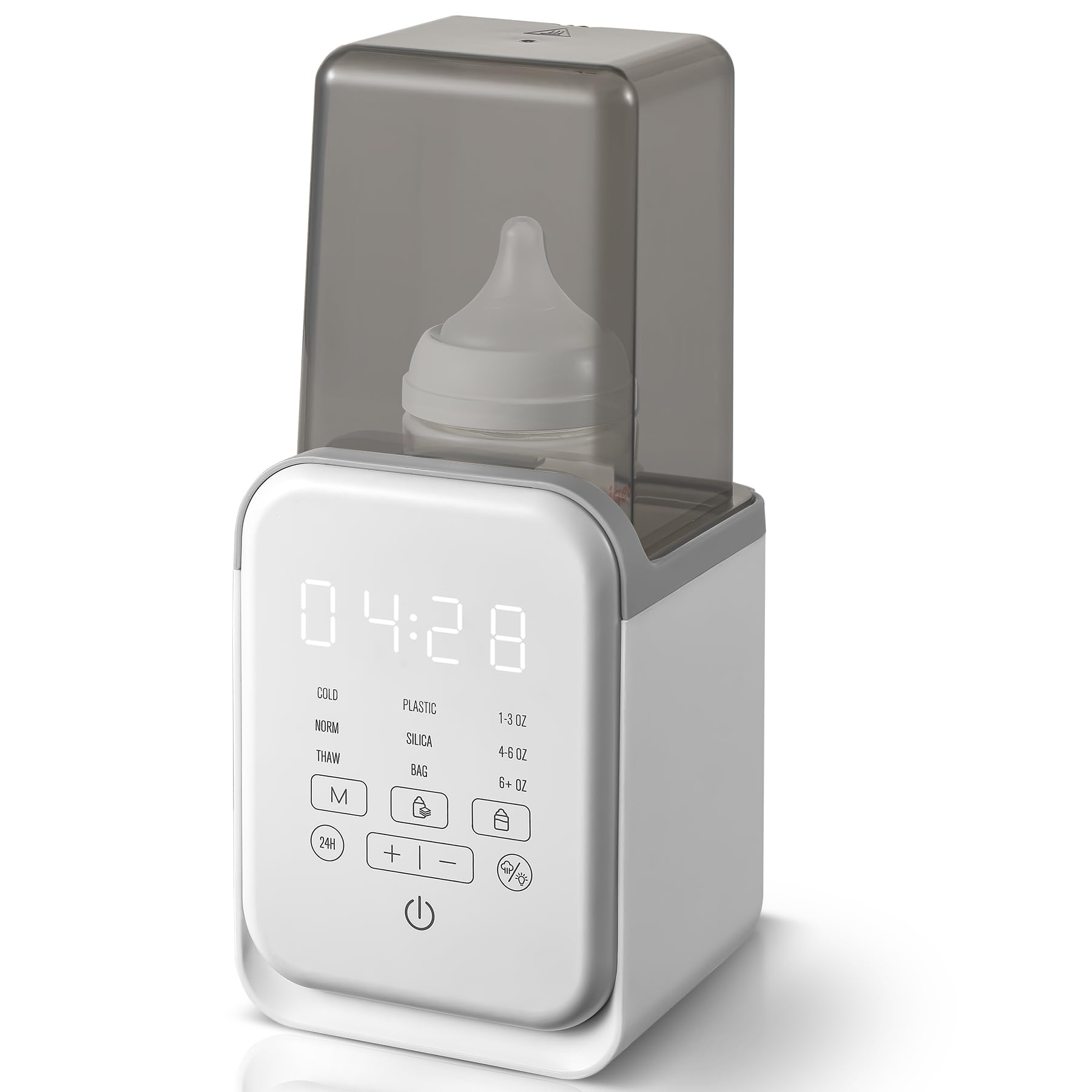 Photo 1 of Bottle Warmer, 10-in-1 Fast Baby Bottle Warmer for Breastmilk & Formula, Baby Milk Warmer with Smart Temp Control and Night Light, Bottle Warmers for All Bottles