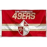 WinCraft 49ers Throwback Vintage Retro 3x5 Banner Flag