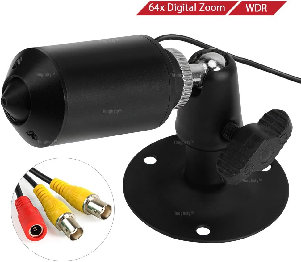 Toughsty 2.1MP 1080P Color HD-SDI Camera Mini Bullet Security Camera 3.7mm Pinhole Lens