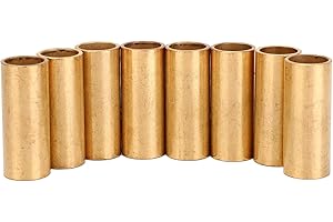 8Pcs Trailer Leaf Spring Bushing Kit, ID 9/16in OD 11/16in Bronze Trailer Leaf Spring Shackle Bushings for Double Eye Springs