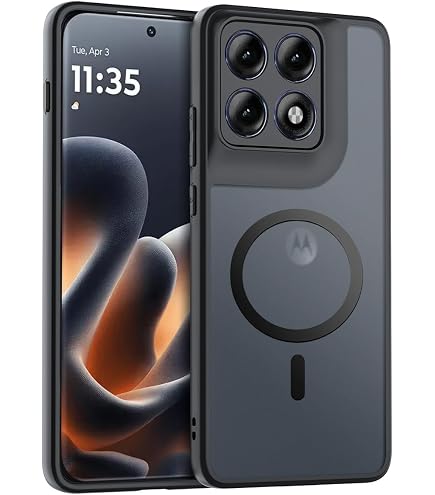 Motorola moto g8 plus本体とspigenの黒ケース Nouxwerx Capa para celular Motorola Moto G8 Plus, capa protetora à