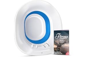 Fivona Unisex Sitz Bath Seat for Soak - Hemorrhoid, Fissure, Postpartum Care - BPA Free, Ergonomic Seat