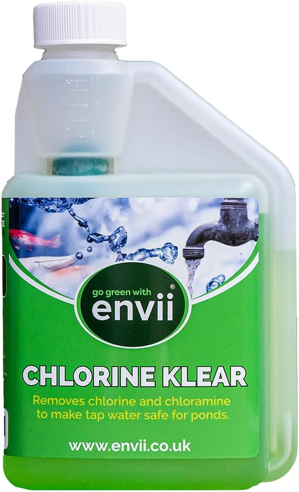 envii Chlorine Klear Natural Pond Dechlorinator 500ML removes chlorine