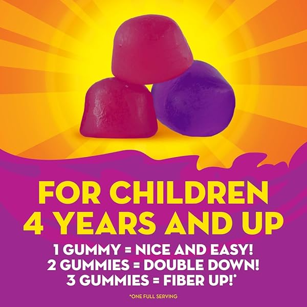 METAMUCIL KIDS FIBER SUPPLEMENT GUMMIES, NO SUGAR ADDED, 5G PREBIOTIC PLANT-BASED FIBER BLEND, MIXED BERRY FLAVORED, 120CT GUMMIES