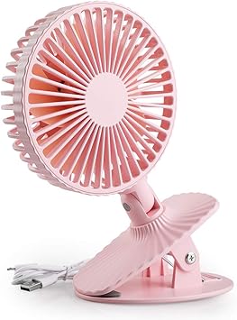Amazon Hianjoo クリップ 扇風機 卓上扇風機 Usb扇風機 360角度調整可 3段階風量調節 Usbファン ベビーカー内利用禁止 Usb給電 オフィスに適用 車載 車用 ピンク Hianjoo パソコン 周辺機器 通販