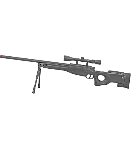 Amazon.com : Well MB4411G Bolt Action Spring Airsoft Sniper Rifle