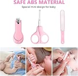 Vicloon 5-in-1 Baby Nail Kit Nail Clippers Scissors Ear Pick File Tweezers view 6