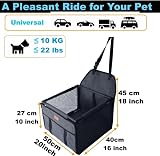 GoBuyer Waterproof Pet Car Seat Booster Carrier Grey Medium 50x40cm view 2