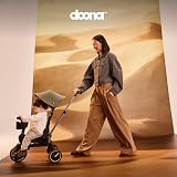 Doona Liki Baby Trike S1 Slate Green Foldable Tricycle with Canopy view 3