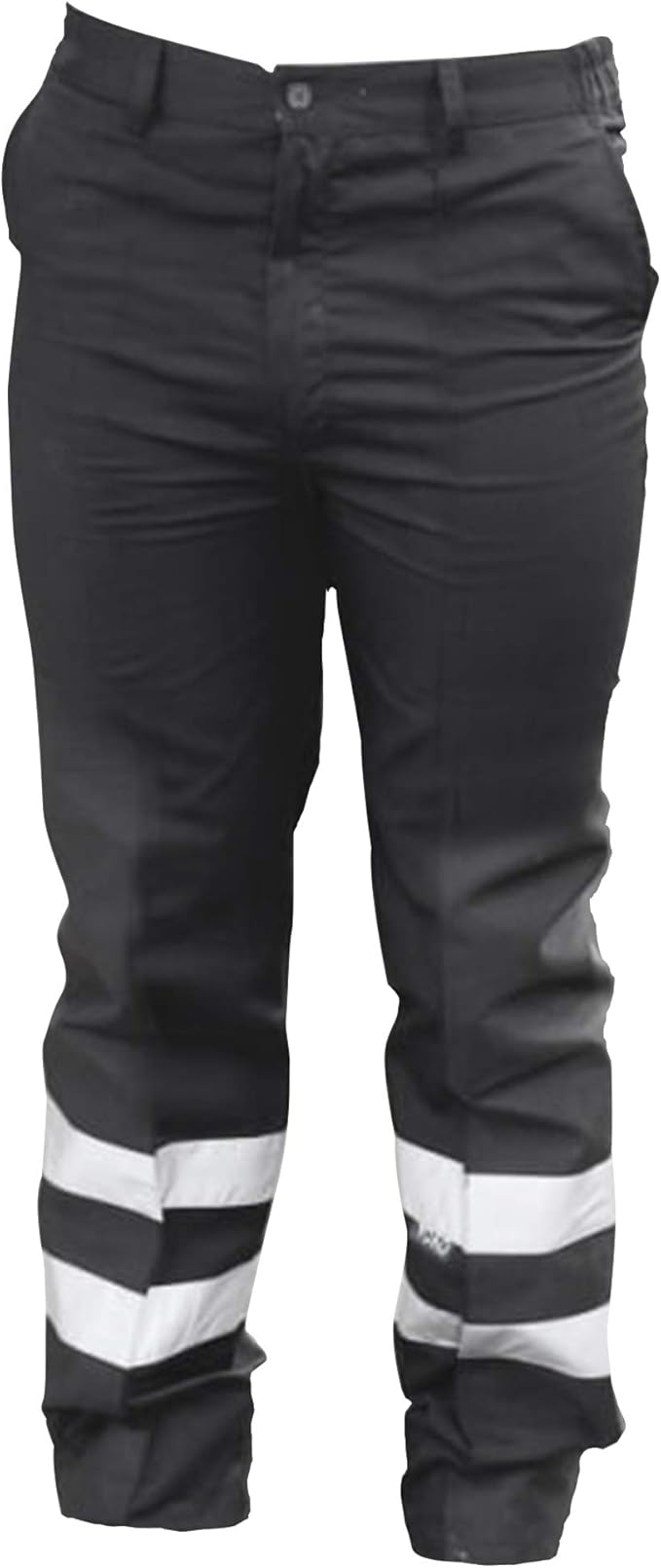 cargo work pants with reflective tape