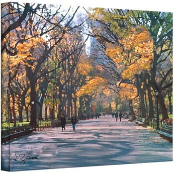 The Art Wall 24 by 32-Inch Central Park Wrapped Canvas by George Zucconi