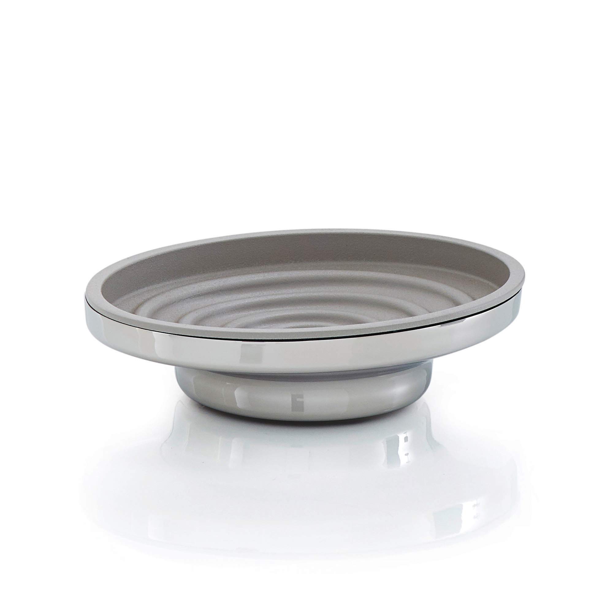 Robert Welch Oblique, Soap Dish. Made from 18/10 stainless steel. Easy to clean.