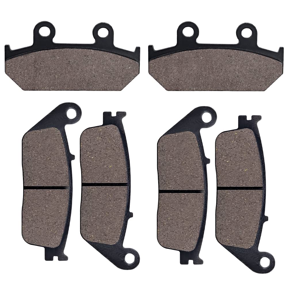 Cyleto Front and Rear Brake Pads for AN650 AN 650 Burgman Skywave 650 2003 2004 2005 2006 2007 2008 2009 2010 2011 2012 2013 2014 2015 2016