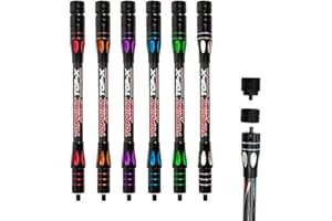 HNZMDY 10 Inch 12 Inch 15 Inch Archery Bow Stabilizer Balance Bar Rod Side Rod Carbon Fiber Stabilizer Dampen Weight for Compound Bow Recurve Bow Accessory