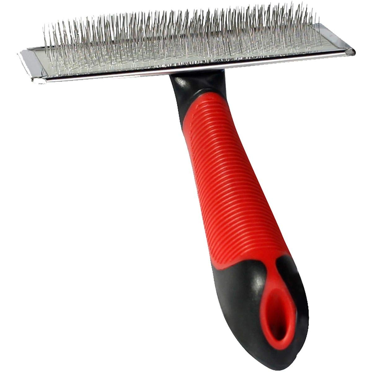 Karlie Professional Soft Slicker Brush, 18.0 x 11.5 cm, Small, Red/Black