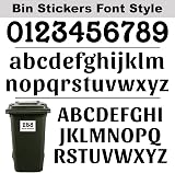 Stickers Limited Personalised Wheelie Bin Decals 4 x 150x100 mm PBN01 view 6