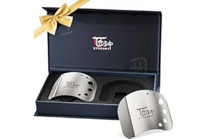 SYOKAMI Finger Guards for Cutting Food, Protects Women’s Fingers and Nails, Ideal Gift for Her, Mom or Wife, 2 Stainless Stee