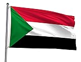 Sudan Flag 3x5FT Sudanese National Polyester Flag