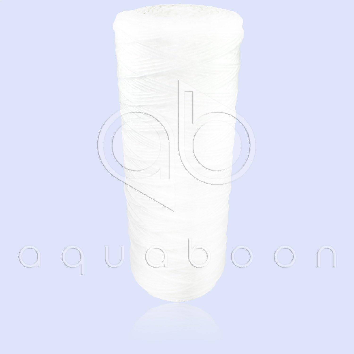 Aquaboon 5 Micron 10" Big Blue String Wound Sediment Water Filter Cartridge | Whole House Sediment Filtration | Compatible with 84637, WPX5BB97P, PC10, 355214-45, 355215-45, WP10BB97P WP5BB97P 2-Pack: Kitchen & Dining