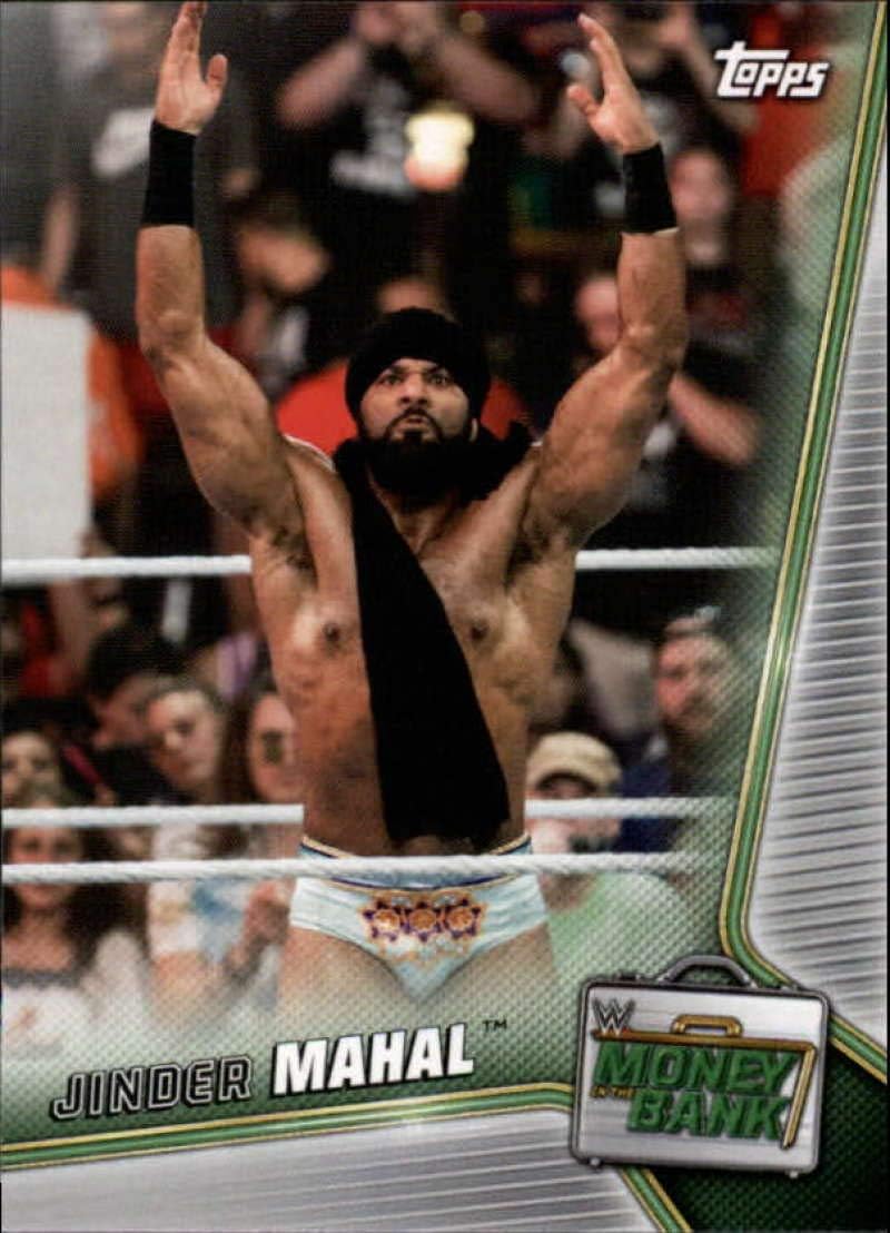 2019 Topps Wwe Smackdown Live 26 Jinder Mahal Wrestling