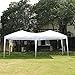 Party Tent Pop Up Canopy Ez up Sun Shade Wedding 10' x 20' Outdoor Gazebo Instant Folding Protable Better Air Circulation (Party Tent)