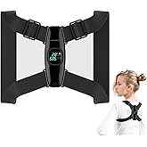 Caliora Upgraded Smart Posture Corrector Adjustable Posture Correction Angle with Vibration Posture Reminder Correct Hunchback Posture Correction Back Posture Monitor Hunchback Smart Corrector