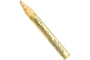 MARVY UCHIDA DecoColor Premium Chisel Paint Marker, Gold