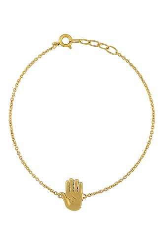 Amrapali Masaba x Tribe Palm Chakra Gold Plated Bracelet for Women (MSB-02(G))