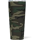 Corkcicle Classic Tumbler - Insulated Stainless Steel Travel Cup - Cold & Hot Drinks - Reusable - Durable - Spill Proof Lid - Non-Slip Silicone Base - Easy Grip - BPA Free - 24 oz - Woodland Camo