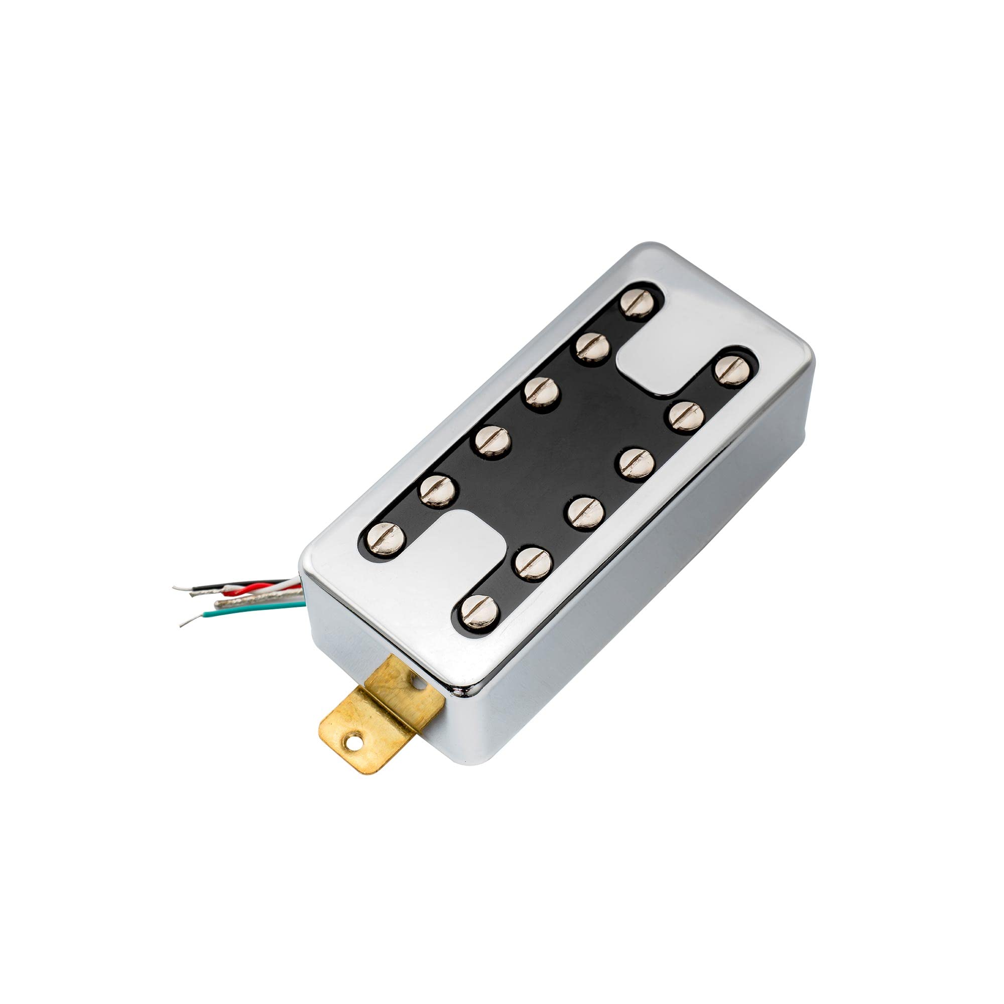 Artec MVH6A Alnico 5 Neo Traditional H Filtertron Style Humbucker Electric Guitar Neck Pickup 6K, Chrome