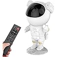 Kids Astronaut Star Projector Galaxy Light with Timer and Infrared Remote Control, 360° Adjustable Starry Night Light Projector for Baby/Adults/Bedroom/Party/Home Decor/Game Room Decor