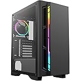 Antec NX400 NX Series, Mid-Tower ATX Gaming Case, Tempered Glass Side Panel, LED Strip Front Panel, 360 mm Radiator Support,