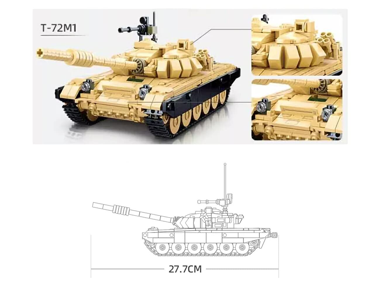 Mua AFM T-72B3 Main Tanks 770Blocks trên Amazon Nhật chính hãng 2025 | Fado