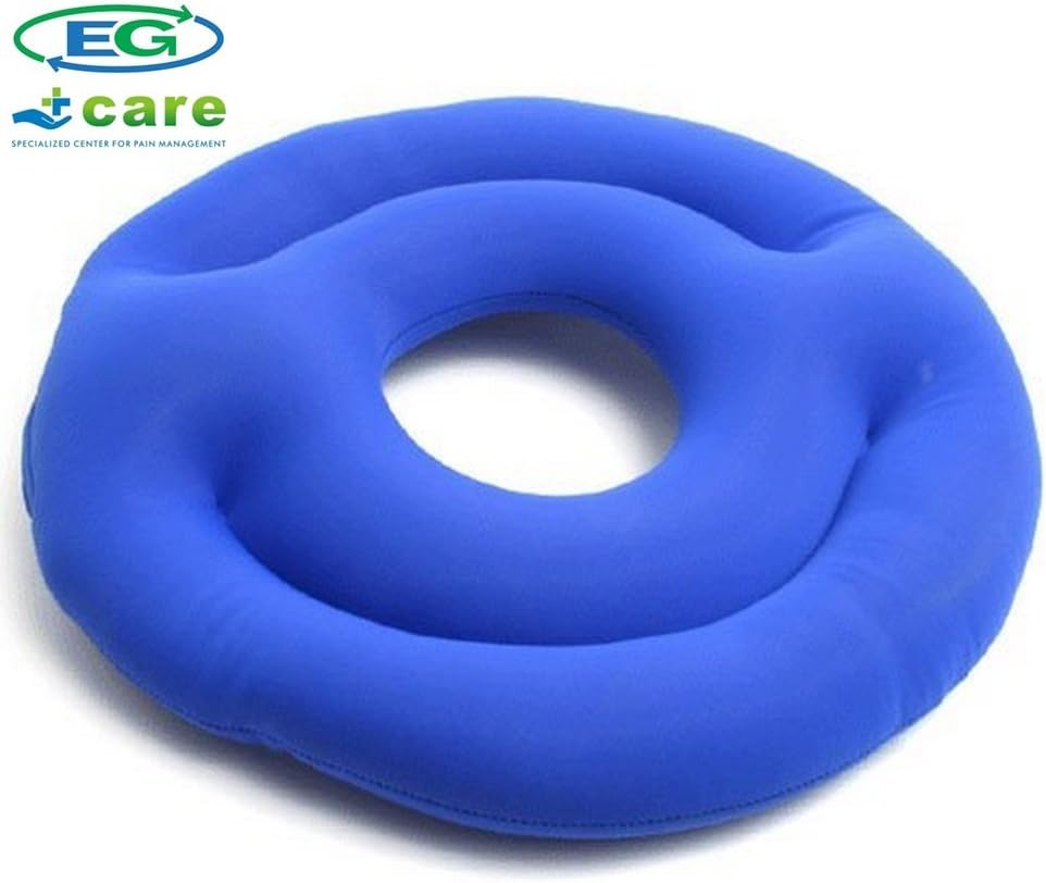 Eg Care® Ergonomic' Dual Micro Beads Donut Premium Comfort Ring Seat Cushion Pain Relief-Home, Car, Office, Chair,