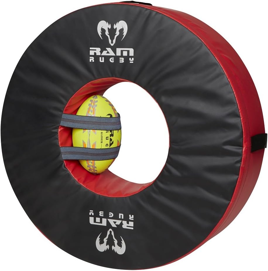 Ram Rugby Rip-Roller Tackle Bag - 25kg, 15kg or 10kg – Club Quality - Industrial-Grade Water-Resistant PVC - UK Made for Durability - Suitable for Seniors & Juniors