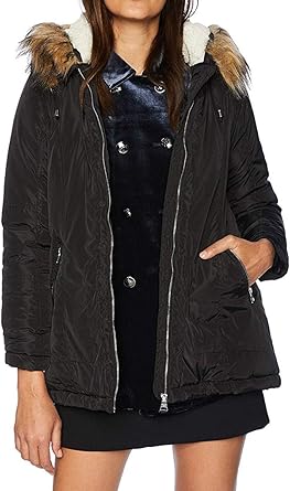 madden girl women's sherpa zip up jacket