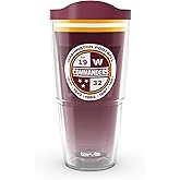 Tervis NFL Washington Commanders - Forever Fan Made in USA Double Walled Insulated Tumbler Travel Cup Keeps Drinks Cold & Hot, 24oz, Classic