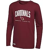 Outerstuff NFL Men's Team Color Long Sleeve Performance T-Shirt Top, Up Field