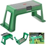 Optimal Products Large Garden Kneeler Stool with Storage & Padded Seat view 7