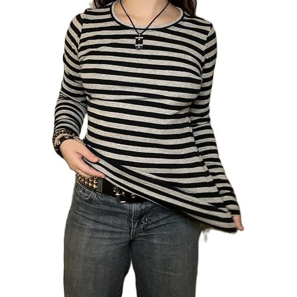 トップス Y's for men damaged long sleeve grunge Ripped Hip Hop Long Sleeve T-Shirt Men - Harajuku Oversized