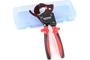Knoweasy 325AN Upgraded Cable Cutter and Ratchet Wire Cutter Works for Aluminum and Multi-core Cables up to 240mm²