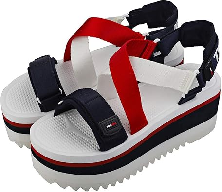 tommy jeans neoprene platform sandal