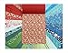 Paperhues Blue-Green-Red Celebration Collection Handmade Scrapbook Papers 8.5x11