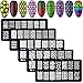 WOKOTO 5 Pieces Nail Stamping Plates Kit Floral Geometric Mosaic Image Stamp Set For Nail Art Stamp Stamping Templates Kit